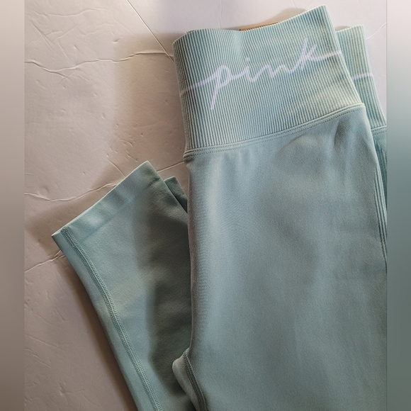 PINK Victoria's Secret  Sky Blue Leggings - Picture 8 of 13